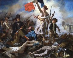 Delacroix Eugene La Liberte Guidant Le Peuple