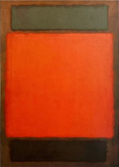 Mark Rothko Orange Brown