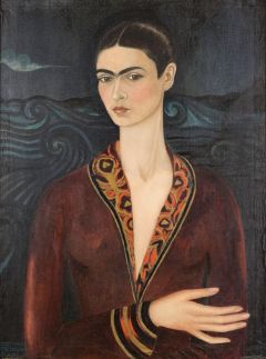 Frida Kahlo, Autoportrait Dans Une Robe De Velours