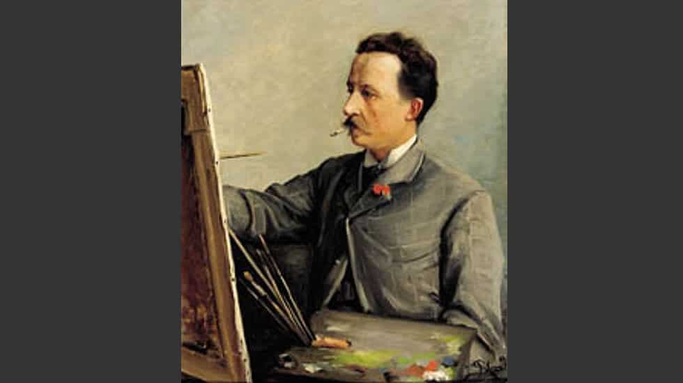 Reproduction tableau Peder Mork Monsted Tableaux peints main ou impressions sur toile