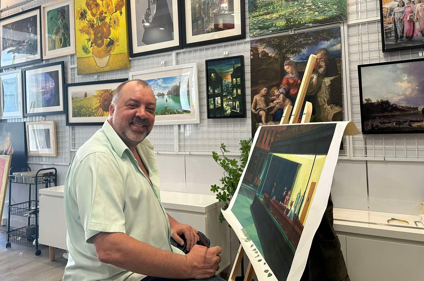 Paul Oeuvre Art, Peintures à la main, la qualité dans le détail