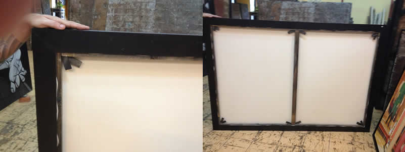 Retendre une toile sur châssis