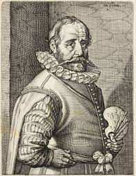 Hans Bol avec une palette de peintre