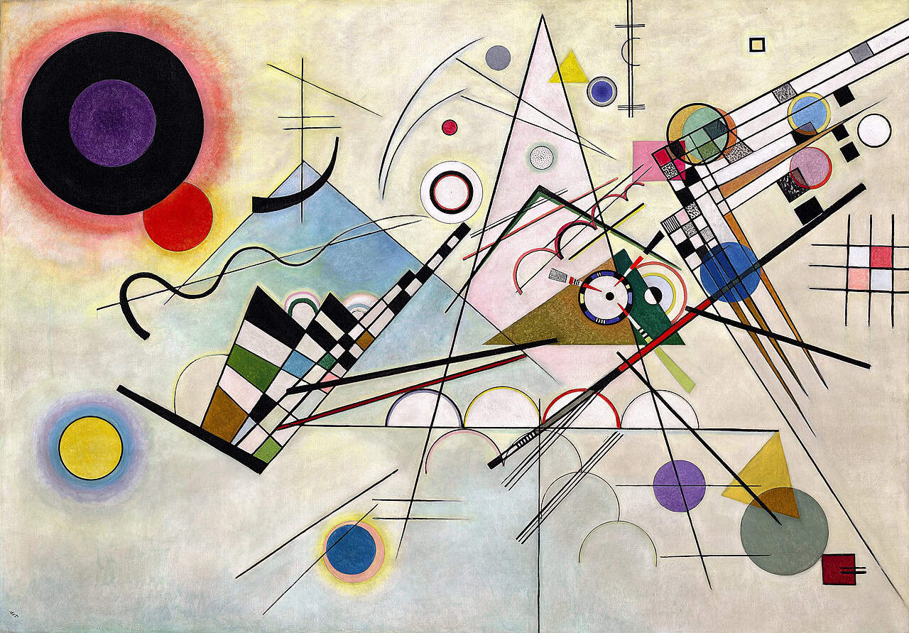 Kandinsky, Composition 8, 1923 - 140 x 201 cm - Musée Guggenheim, New York