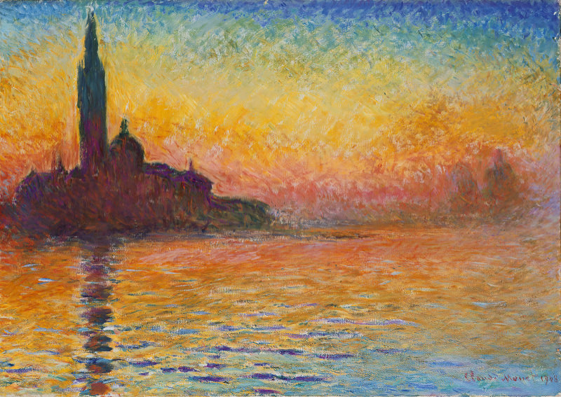 Monet, Saint-Georges Majeur Au Crépuscule