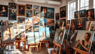 Peinture sur toile, reproduction de tableau sur toile pour votre décoration murale