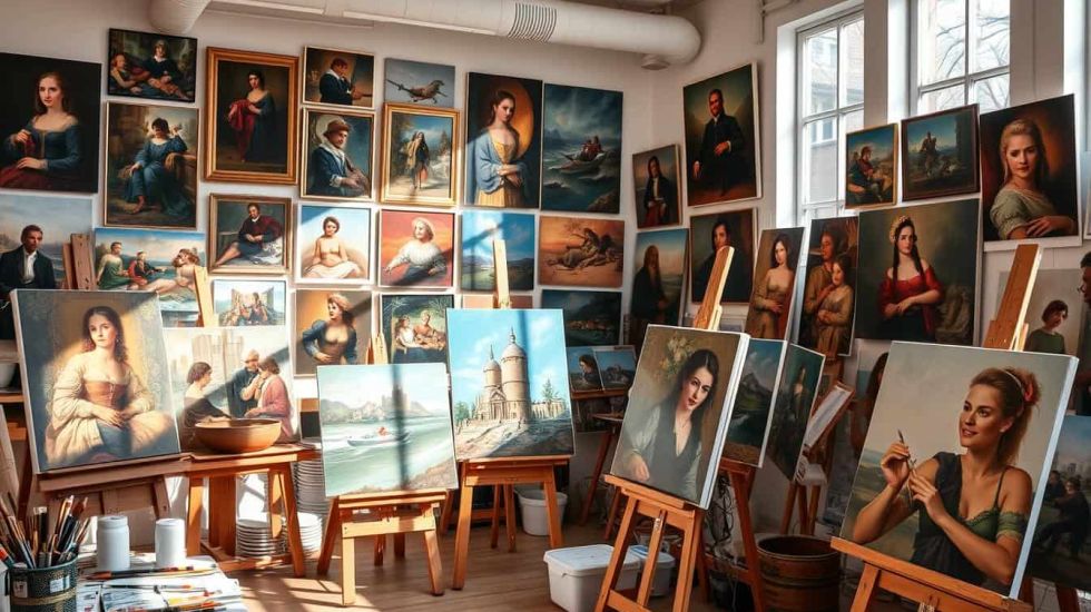 Peinture sur toile, reproduction de tableau sur toile pour votre décoration murale