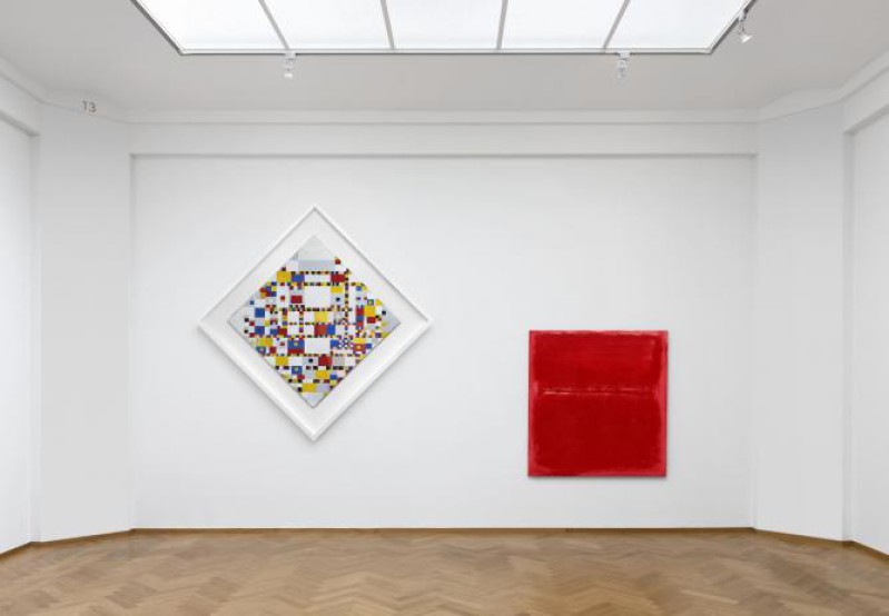 Piet Mondrian, Victory Boogie Woogie, 1944 & Mark Rothko, Untitled, 1970