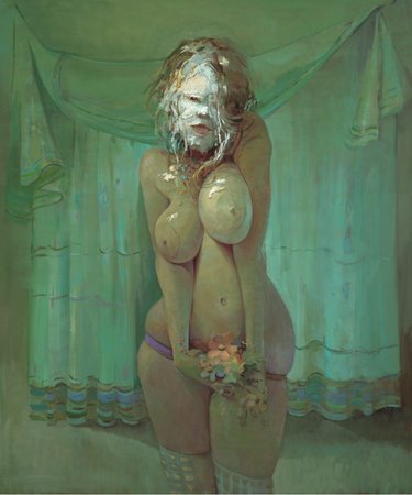 VISAGE DE TARTE, Lisa Yuskavage, 2008