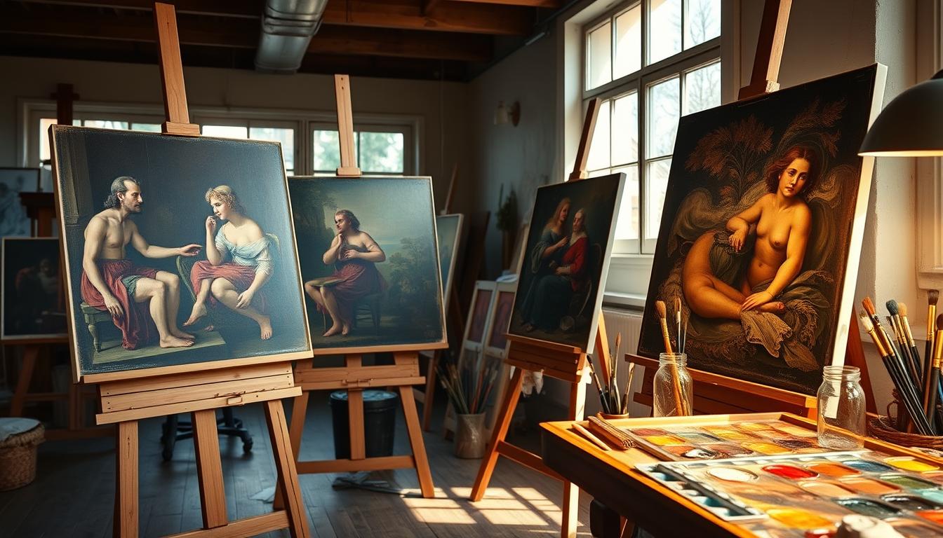 Copies de peintures anciennes