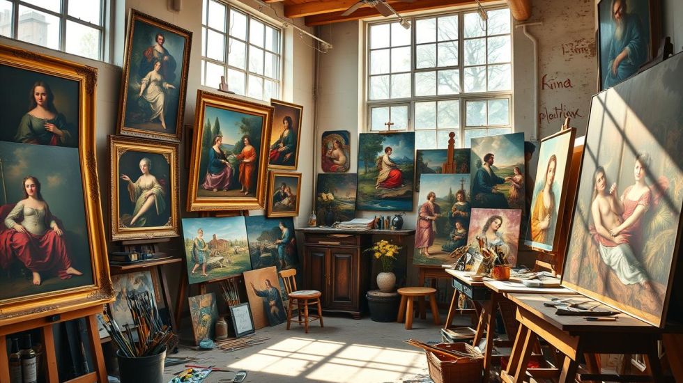Reproduction de tableaux anciens — copies de tableaux anciens sur commande