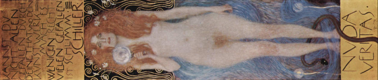 Klimt, La vérité nue (je l'ai tournée de 90 degrés, sinon ça prend une place de dingue sur la page) Klimt, La vérité nue (je l'ai tournée de 90 degrés, sinon ça prend une place de dingue sur la page)