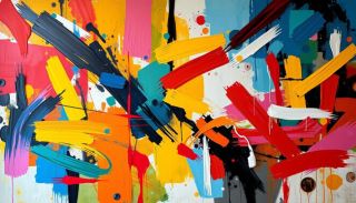 Peinture moderne abstraite à l'Atelier Paul Oeuvre Art - Devis sur demande