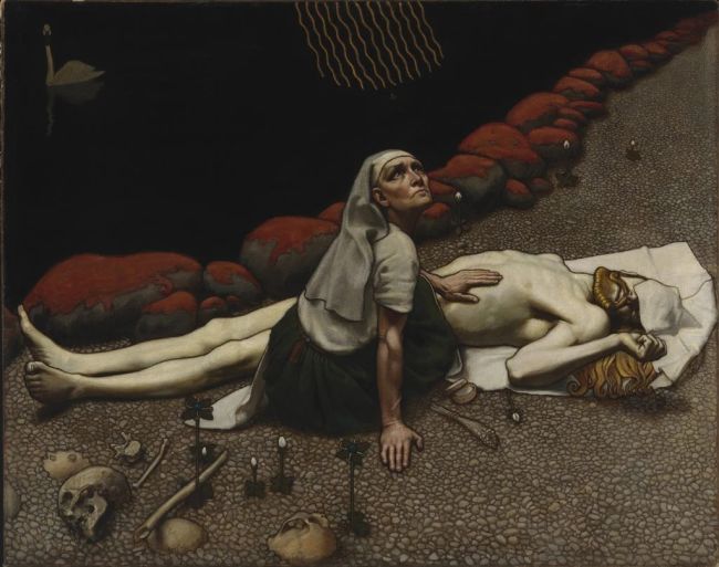 Akseli Gallen-Kallela, La mère de Lemminkäinen (1897)