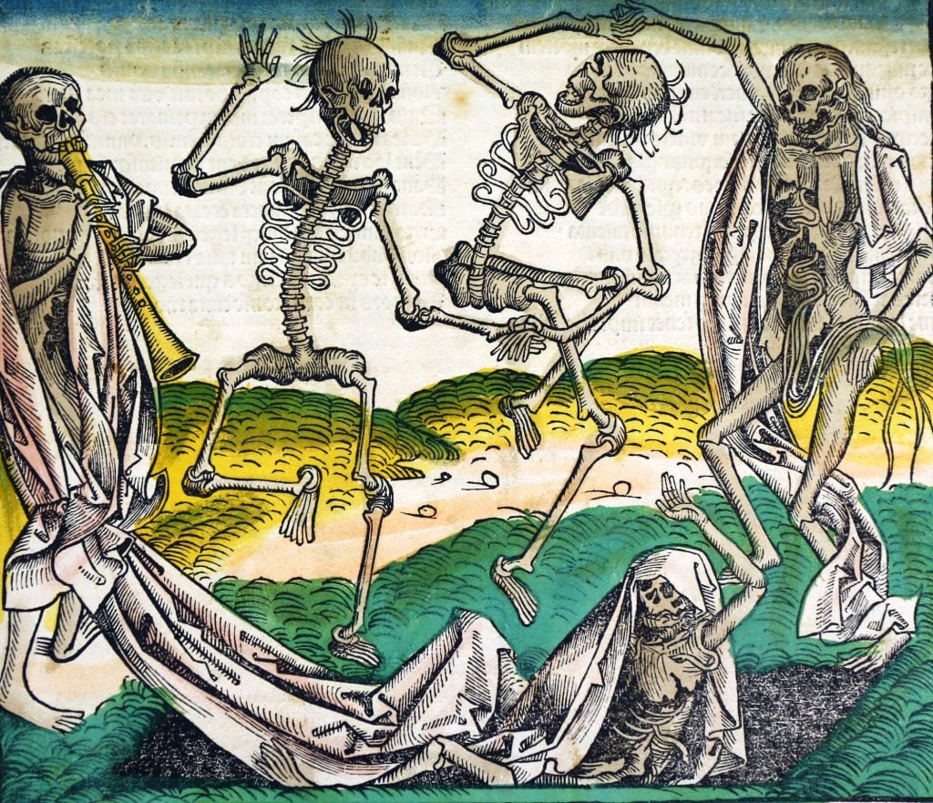 Michael Wolgemut, Dance of Death in the «Nuremberg Chronicle, (ca. 1493)