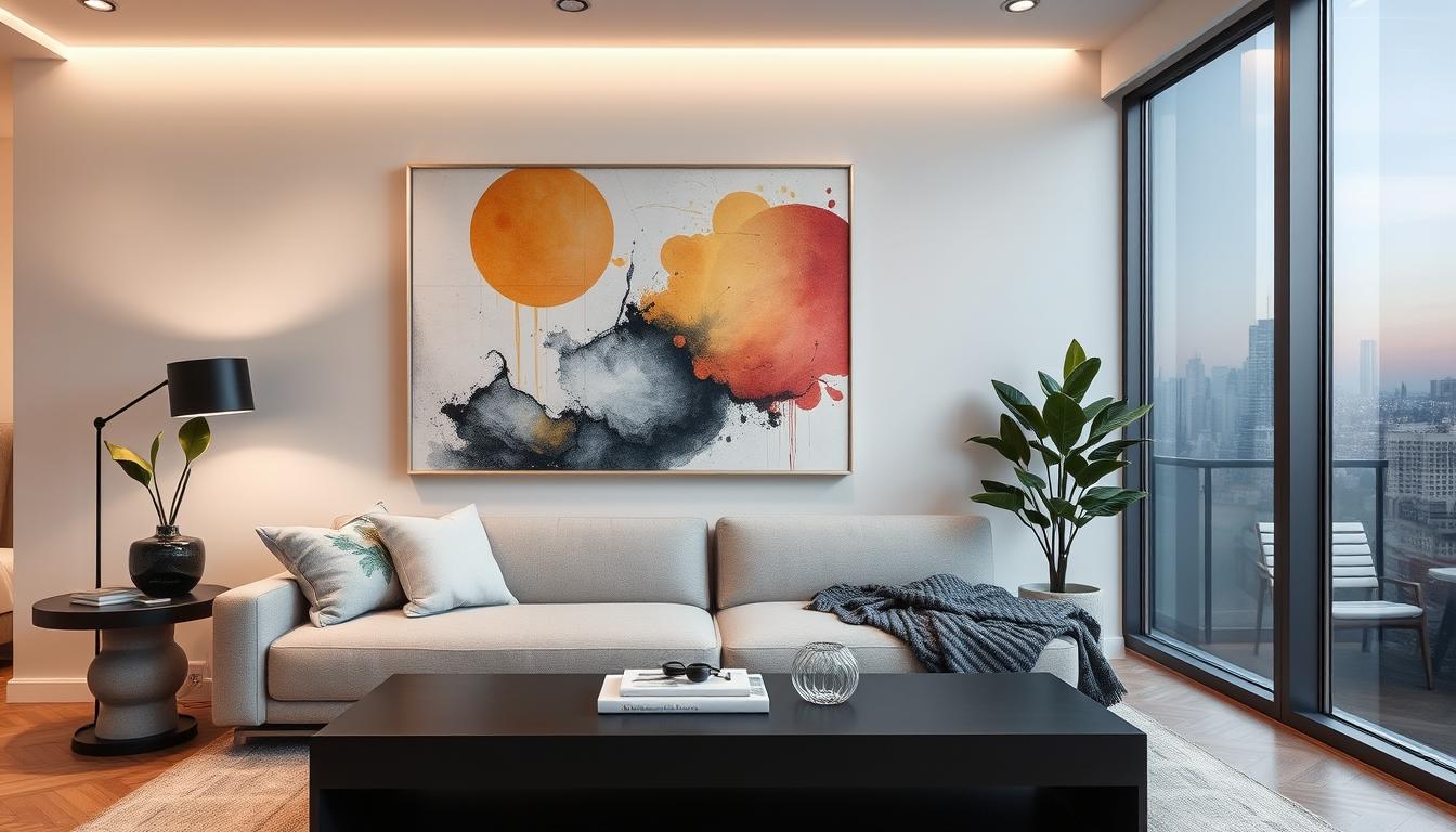tableau contemporain personnalisé