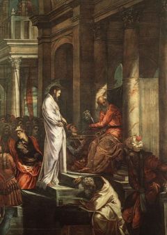 Tintoret Le Christ Devant Ponce Pilate