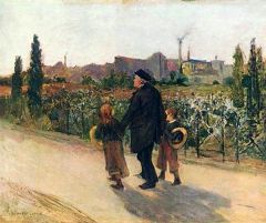 Bastien-lepage Jules All Souls Day Ca. 1882