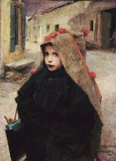 Bastien-lepage Jules Going To School 1882