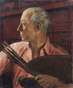 Boutet De Monvel Bernard Self-portrait With A Palette
