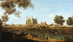 Canaletto, la chapelle du collège d'Eton