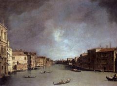 Canaletto, Le grand canal- Depuis le palais Balbi