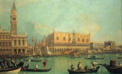 Canaletto, le Palais des Doges avec la place Saint Marc