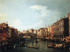 Canaletto, Pont du Rialto depuis le Sud