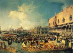 Canaletto, Réception de l'Ambassadeur Impérial au Palais des Doges