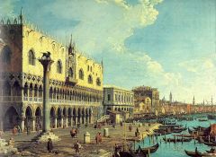 Canaletto, Riva degli Schiavoni face à l'Est