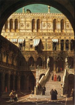 Canaletto, Scala des géants