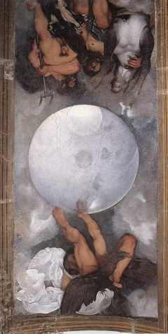 Caravage, Jupiter, Neptune et Pluton