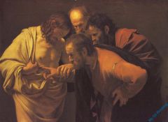 Caravage, L'Incrédulité de saint Thomas