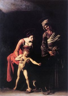 Caravage, La Madone des palefreniers