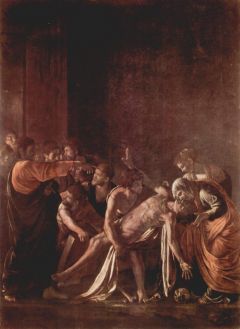 Caravage, La Résurrection de Lazare