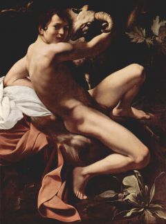 Caravage, Le Jeune saint Jean-Baptiste au bélier - 1602