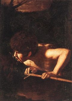 Caravage, Saint Jean-Baptiste à la fontaine - 1608