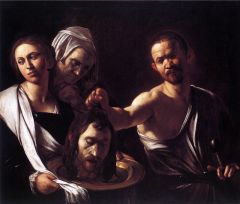 Caravage, Salomé avec la tête de saint Jean-Baptiste - 1607