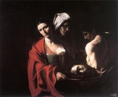 Caravage, Salomé avec la tête de saint Jean-Baptiste - 1609
