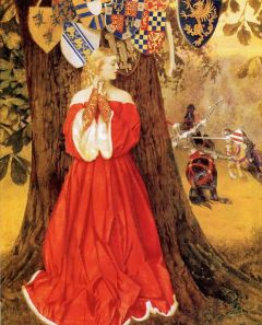 Cowper Frank Cadogan Lancelot Slays The Caitiff Knight Sir Tarquin And Rescues The Fair Lady And The Knights In Captivity 1954-55
