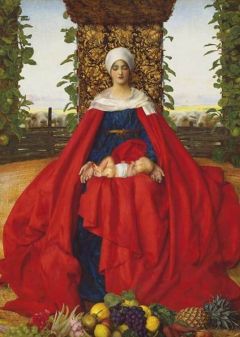 Cowper Frank Cadogan Our Lady Of The Fruits Of The Earth 1917 1