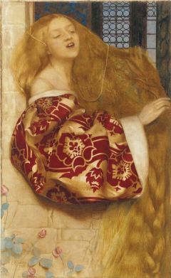 Cowper Frank Cadogan Rapunzel Sings From The Tower 1908