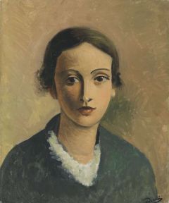 Derain Andre Portrait De Genevieve Niece De L Artiste Ca. 1936