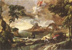 Dughet Gaspard Ste Augustine Et Le Mystere
