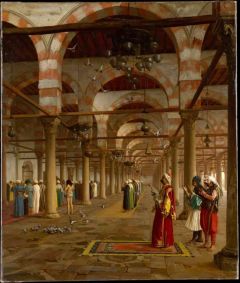 Gérôme, La prière à la mosquée