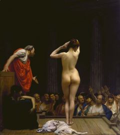 Gerome Jean-leon A Roman Slave Market