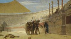 Gerome Jean-leon Ave Caesar Morituri Te Salutant 1858