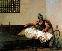 Gerome Jean-leon Bashi-bazouk Chief Ca. 1881