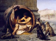 Gerome Jean-leon Diogenes 1860