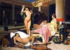 Gerome Jean-leon Greek Interior The Gynaeceum